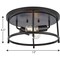 Progress Lighting Durrell Collection Two-Light Black 13" Flush Mount P350151-031 - alternate 7